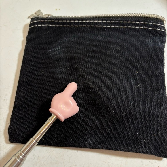 🛍️3/$30 Kiehl’s black zippered cosmetic travel pouch bag - Picture 12 of 12